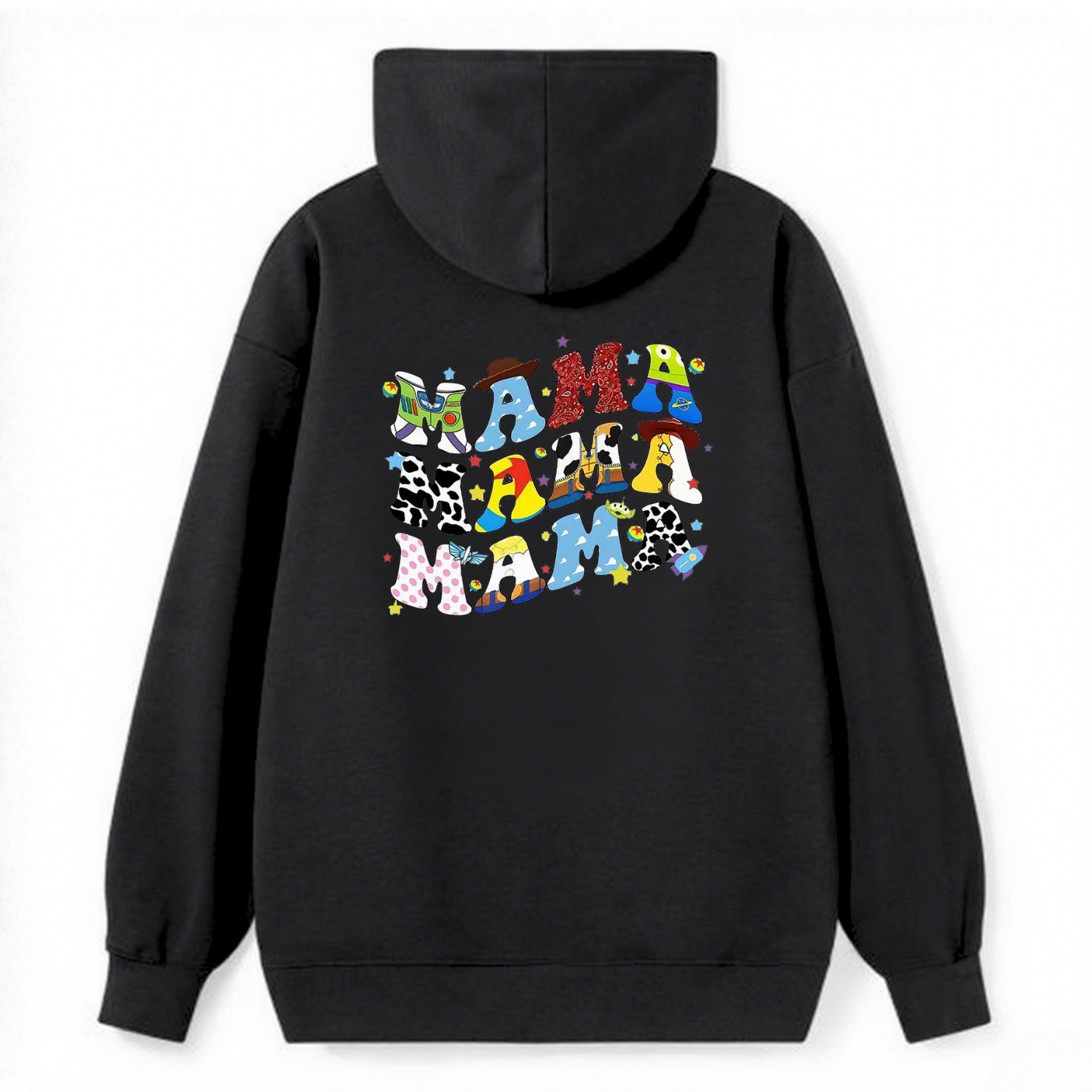 Mama Collage Cartoon Classic Hoodie - Image 4