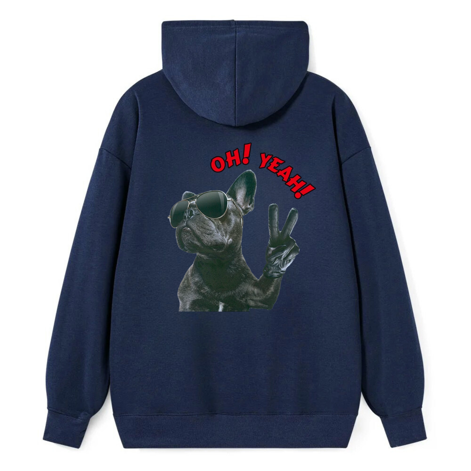 French Bulldog Oh Yeah Classic Hoodie - Image 3