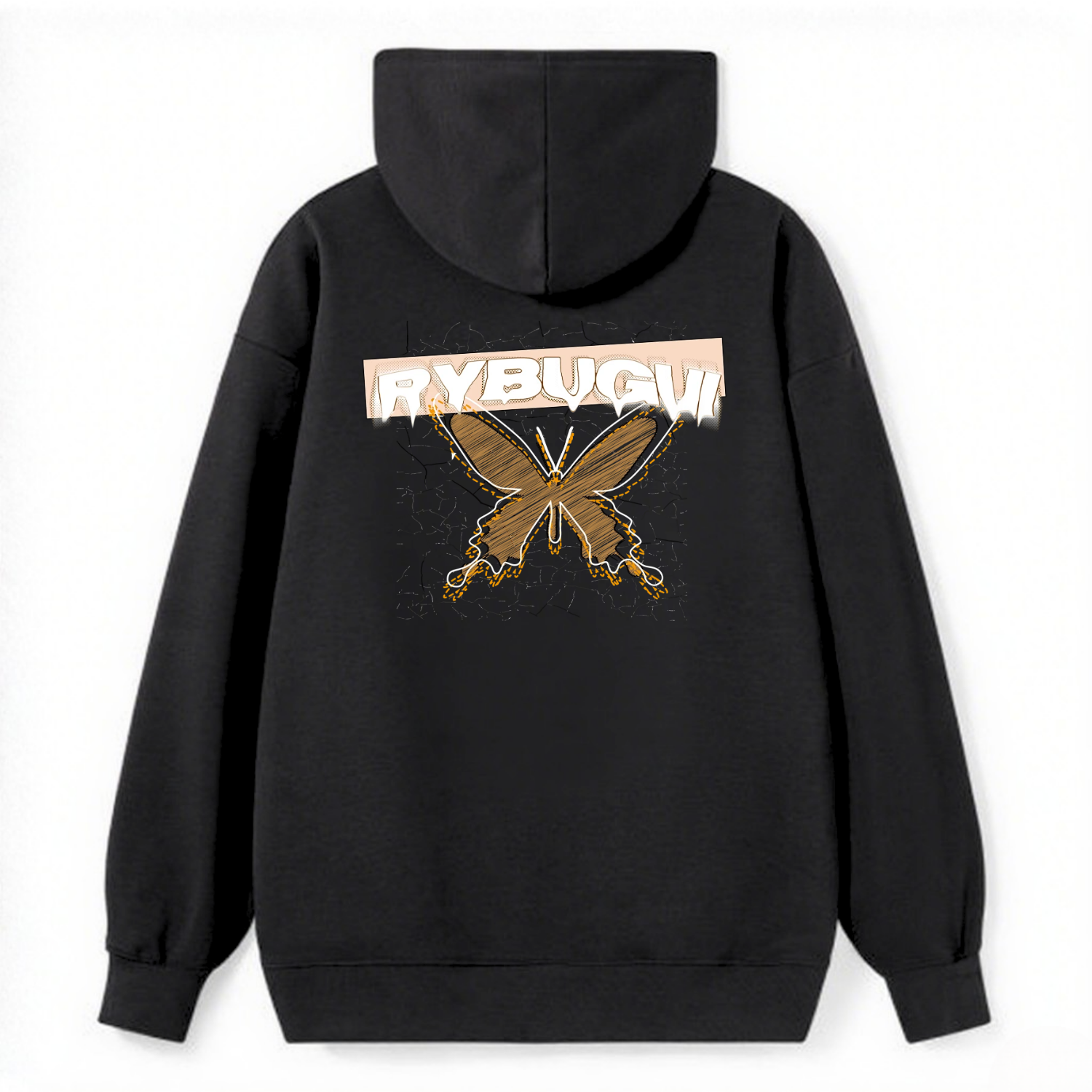 RYBUGUI Butterfly Retro Classic Hoodie